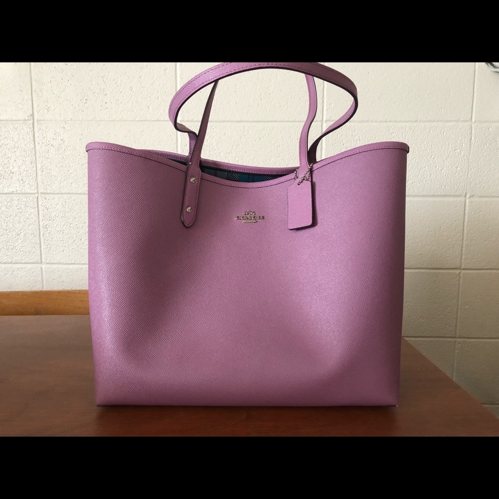 Coach reversible tote